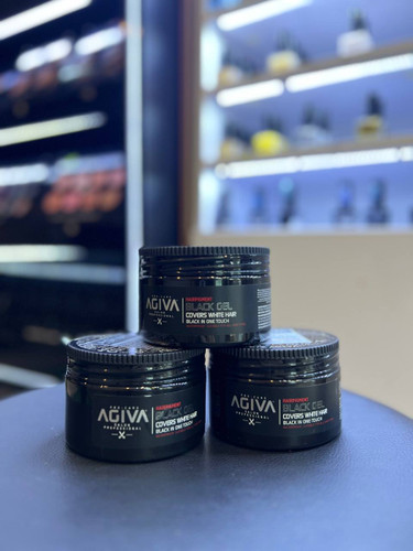 ژل موی سیاه آگیوا مدل Black Gel حجم ۲۵۰ میل