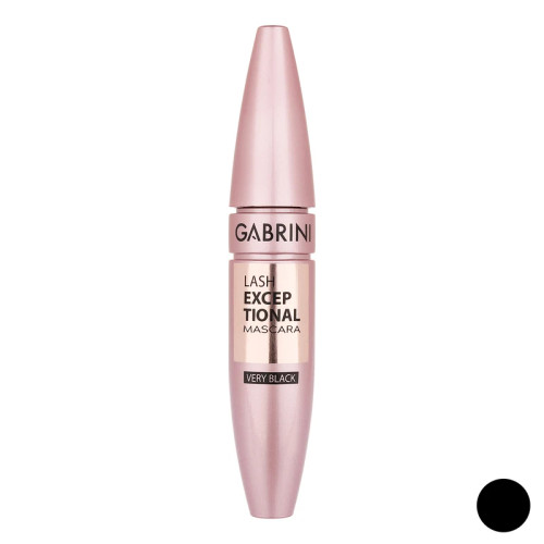 ریمل حجمدهنده، بلندکننده و حالتدهنده گابرینی مدل Exceptional با برس خمیده، مناسب مژه کوتاه و کمپشت، ماندگاری بالا و پاک شدن آسان، حجم 12 میلیلیتر، رنگ مشکی
