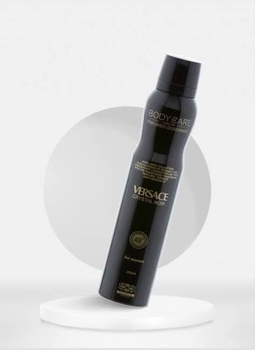اسپری عطر زنانه ورساچه کریستال نویر مشکی بادی کر