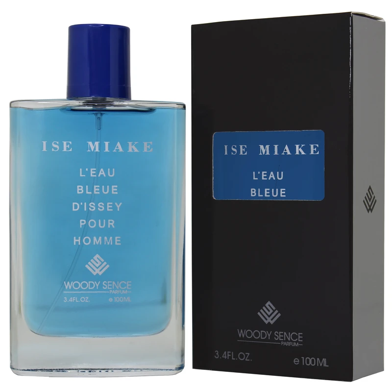 ادو پرفیوم مردانه وودی سنس مدل ISE MIYAKE LEau Bleue حجم 100 میلی لیتر